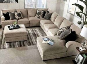 Turfed U shaped Sofaset 