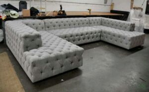 Chesterfield Design U Shaped Sofaset