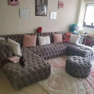 Chesterfield Design U Shaped Sofaset