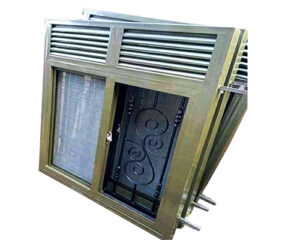 Sliding Metallic Window  with mosquito net