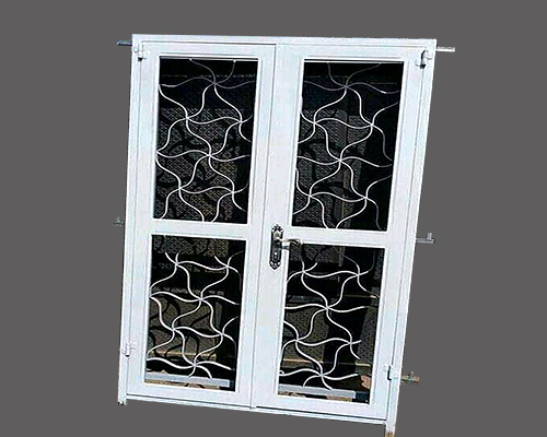 Opening Metallic Double Door