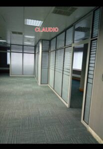 Aluminum Office partitioning