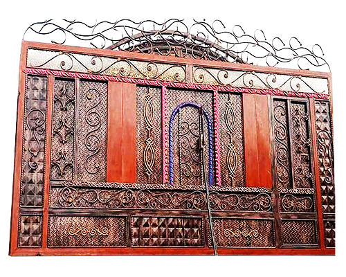 metallic fiber gate