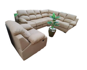 6 Seater Recliner L-Shaped Sectional Sofa Set