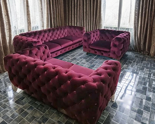 Chesterfield sofaset 6 seater