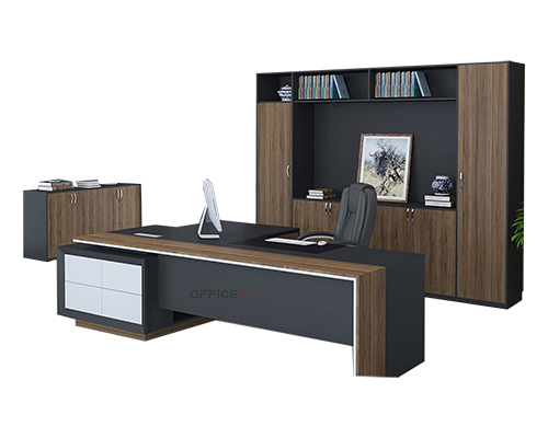 Office Table + Shelf