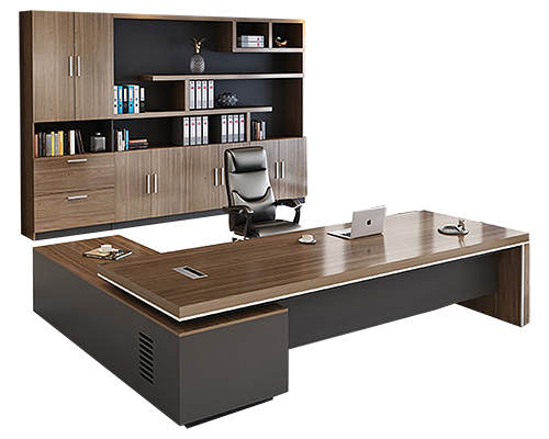 Office Table + Shelf