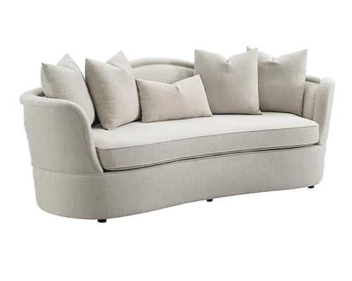 Loveseat Sofa 2 seater curved design