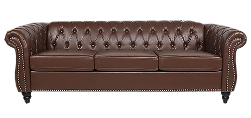 Leather Chesterfield Sofa 3 seater
