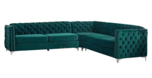 Chesterfield sofaset 5 seater L shape design
