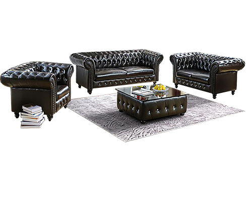 Chesterfield sofaset seater with center table