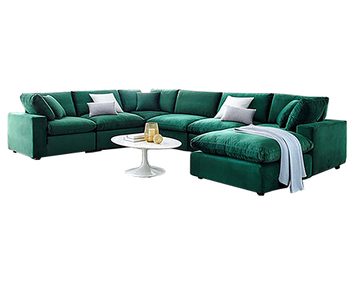 U shaped Sectional Sofaset 6 seater