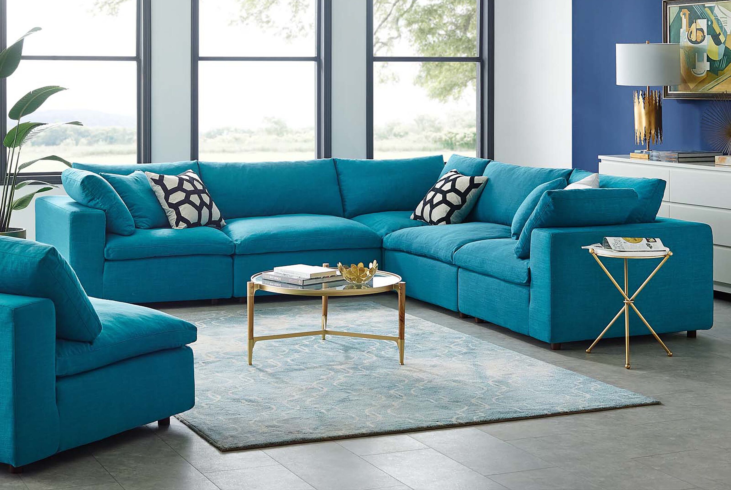 U shaped Sectional Sofaset 8 seater mordern design