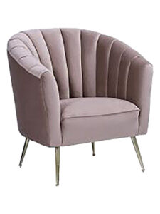 Luxury modern accent velvet chair