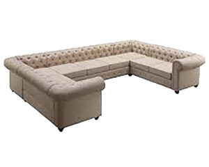 U shaped conversational sofaset 8 seater