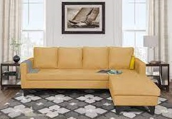 Traditional L shaped sofaset 5 seater
