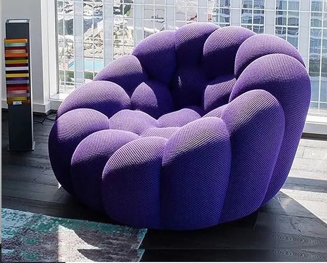 Pumpkin Living Room Lazy Leisure accent Chair