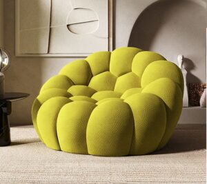 Pumpkin Living Room Lazy Leisure accent Chair