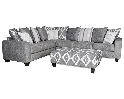 L-Shaped Sectional Sofaset 7 Seater