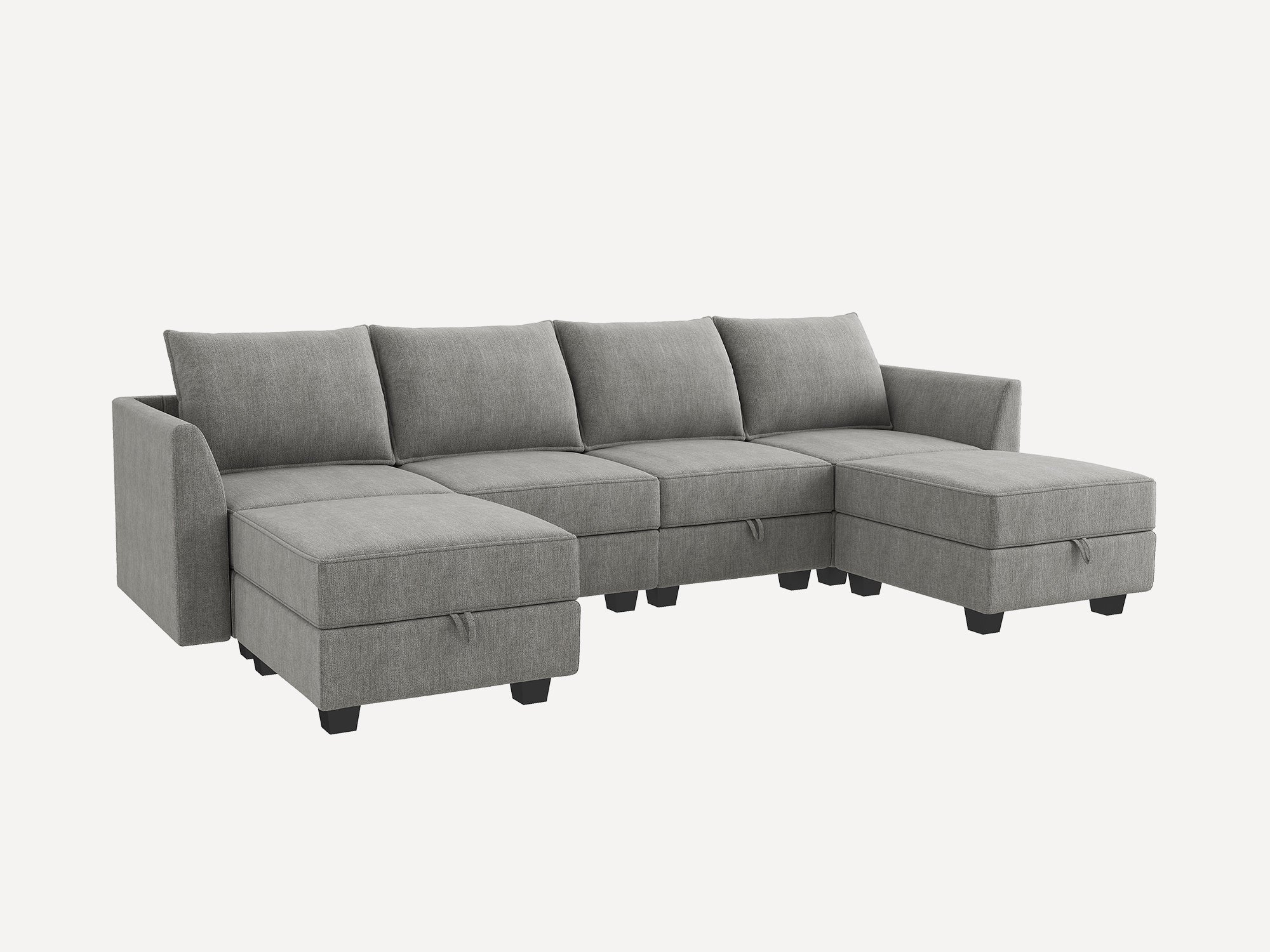 U shaped Chaise Sofaset 4 Seater