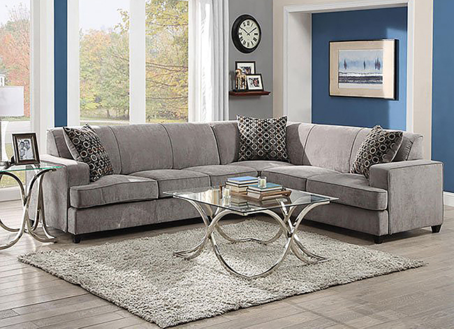L-Shaped Sectional Sofaset 5 Seater