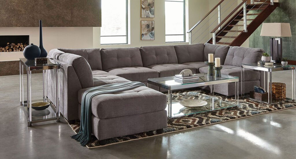 L-Shaped Sectional Sofaset 5 Seater