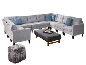 U-Shaped Modular 10 Seater Sofaset
