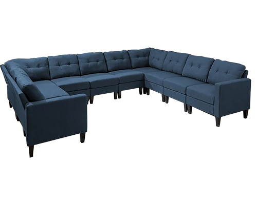 U-Shaped Modular 10 Seater Sofaset