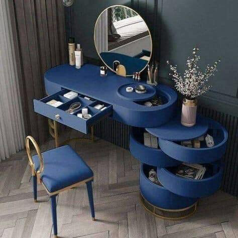 gold legs dresser table
