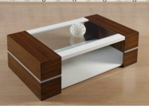 Modern Rectangular Glass Center Table