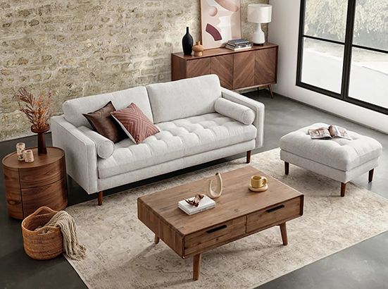 Mid-Century Modern Sofaset 2 seater