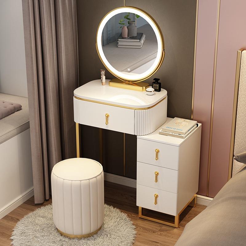 Makeup Girls Dressing Table With Drawers And Mirror