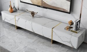 Premium Marble Top Television table Stand