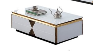 Living Room Modern Wooden Center Table With Drawer