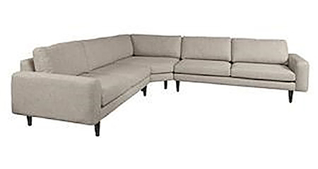 L shaped Mid-Century Modern Sofaset 5 seater