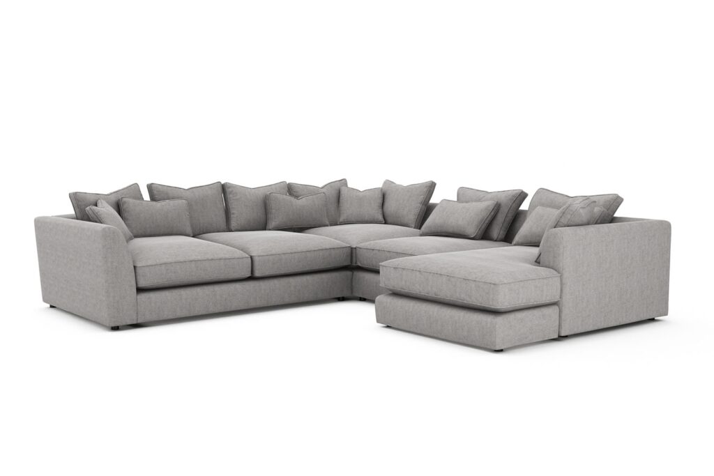 U shaped Chaise Sofaset 4 Seater