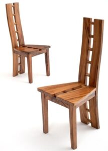 Solid Wood Armless Dining Chairs