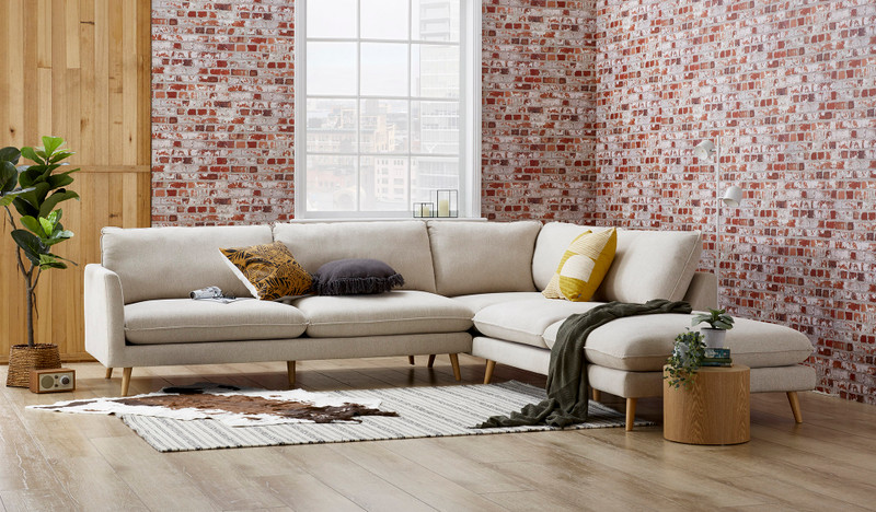 Chaise Sofaset 3 seater