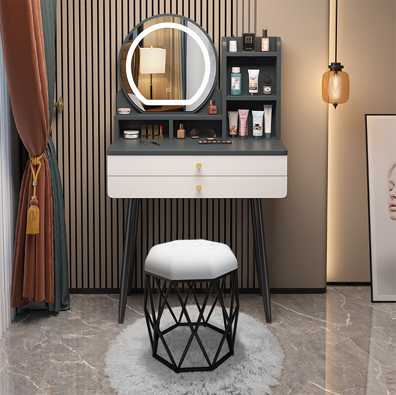 Luxury style dressing Table with a stool