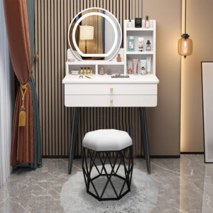 Luxury style dressing Table with a stool