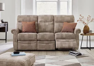 Traditional cultch 3 seater recliner design