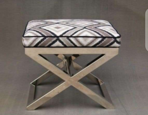 Wooden folding chair with a cushion top