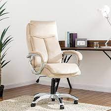 Fairmont Big and Tall Executive Office Chair with Memory Foam Cushions