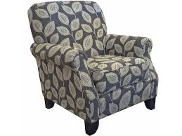 Upholstered Club Chair with wooden legs