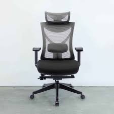 Black Ergonomic office Chair with lumbar support