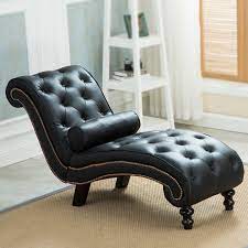 English Victorian Upholstered Chaise Longue