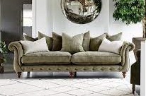 Traditional sofa 2 seater