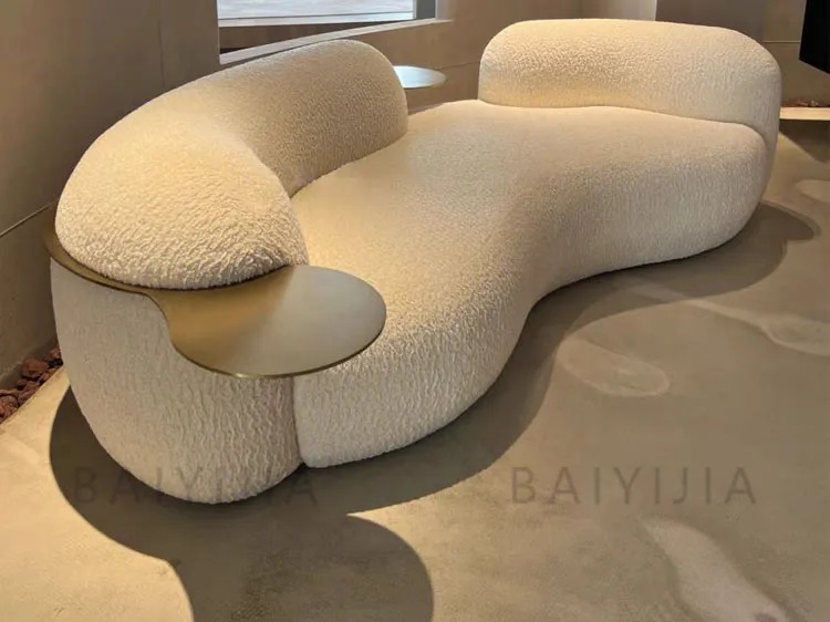 Hot sale modern genuine curved velvet chesterfield sofaset furniture in uganda