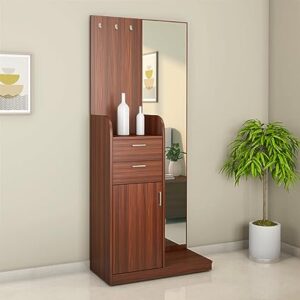 Wooden Mordern dressing mirror ith door 
