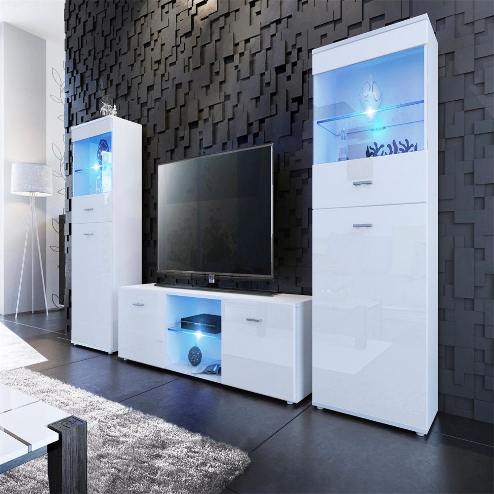 Modern Wooden Tv Wall Units Cabinet